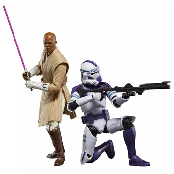 Disney Store Toys & Plush Toys Action Figures NEW Mace Windu & 187th Legion Clone Trooper Action Figure Set – Star Wars: Clones of the Republic – The Black Series