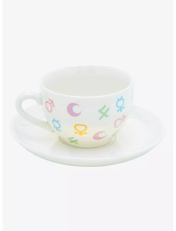 Sailor Moon Taza Iconos Con Plato