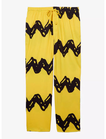 Peanuts Charlie Brown Stripe Allover Pantaloon Snoopy Pijama
