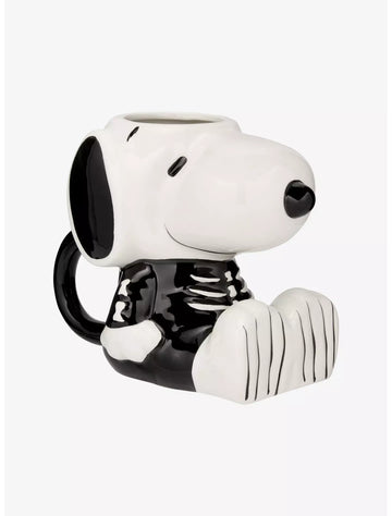 Taza Peanuts Snoopy Esqueleto