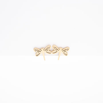 Aretes Dorados Insectos