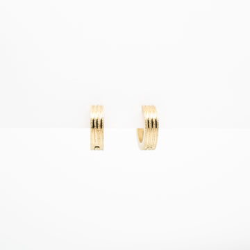 Arete De Argolla Con Brillo