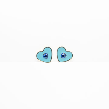 Aretes De Corazón Circonia