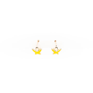 Aretes De Mariposa Amarilla