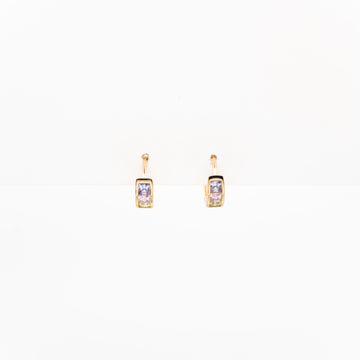 Aretes Con Circonia De Colores