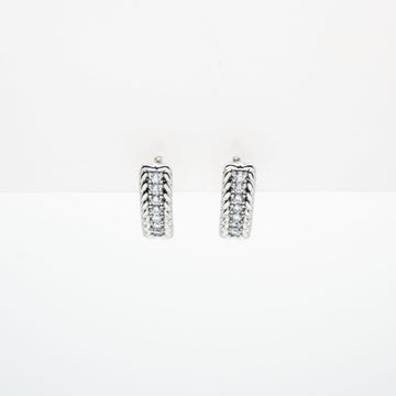Aretes De Barra Gruesta Orla Estriada