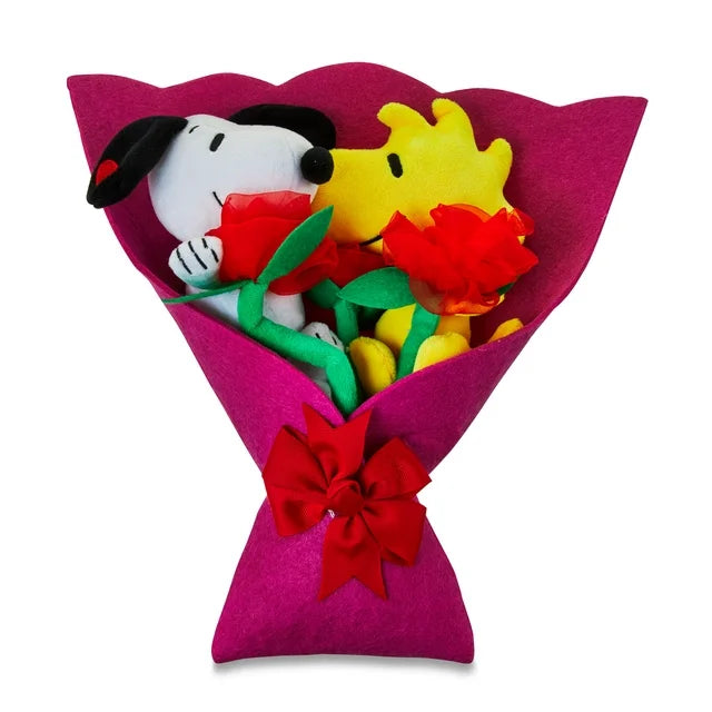 Snoopy Peluche Bouquet Ramo San Valentin