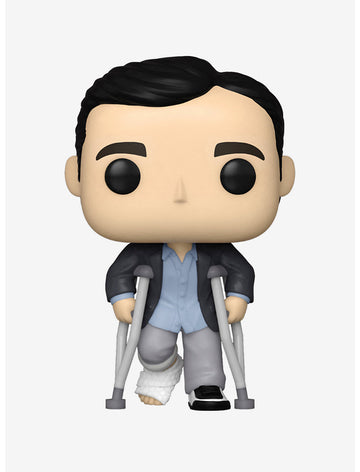 The Office Funko Michael Scott Accidente Muletas