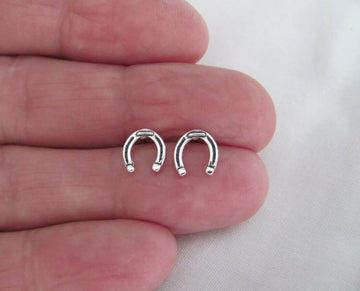 Aretes Espuela De Caballo Plata