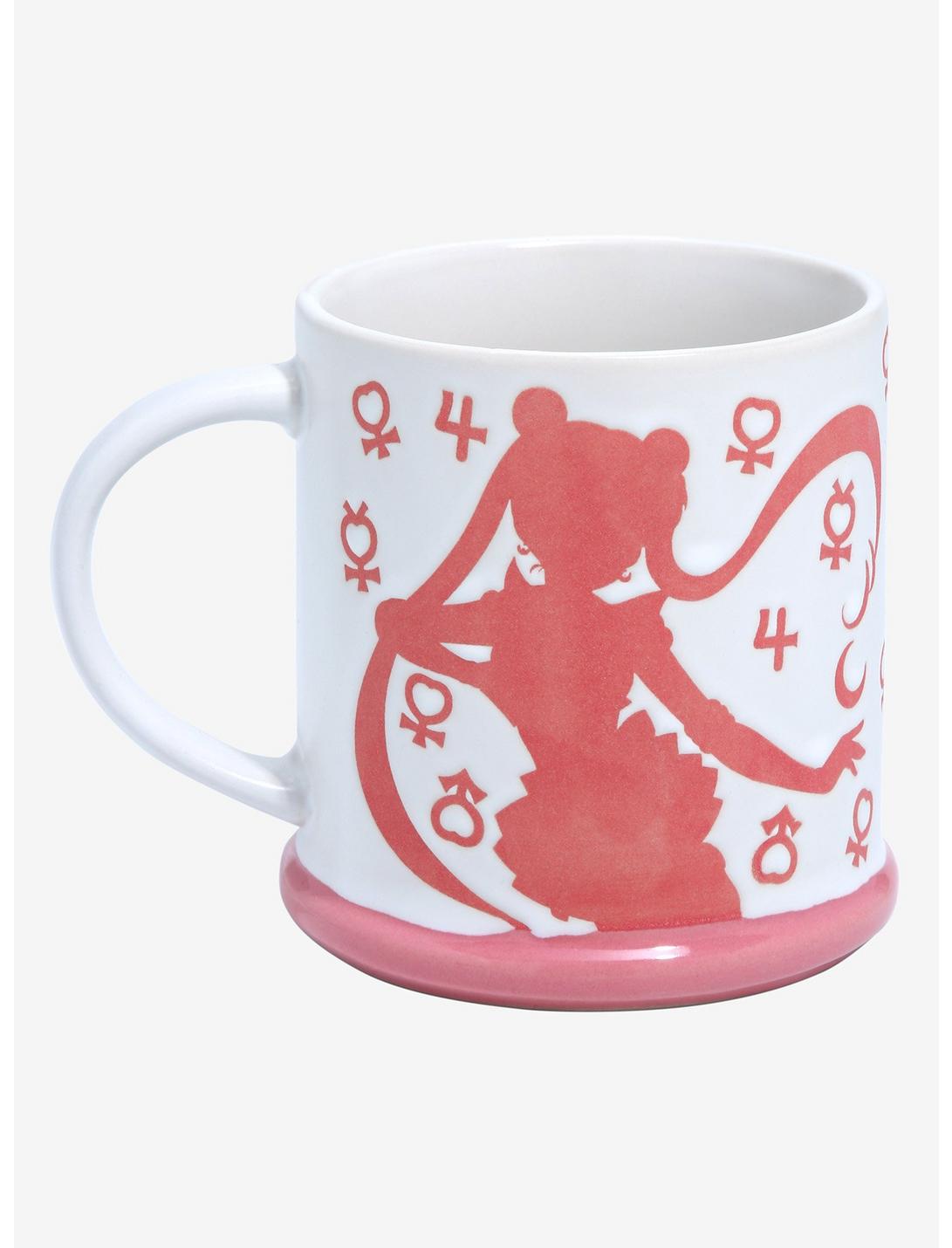 Sailor Moon Taza Rosa Iconos