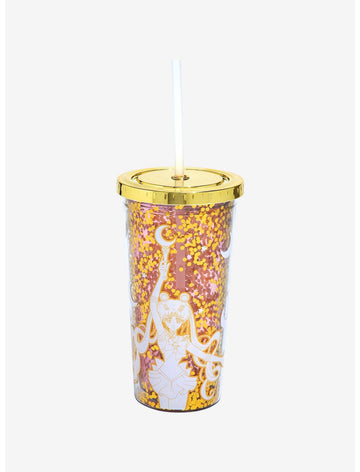 Sailor Moon Termo Glitter Dorado