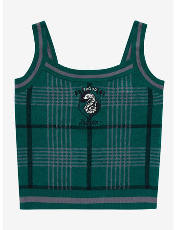 Harry Potter Slytherin Camisa Tirantes Cuadros