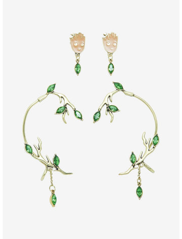Marvel Guardianes De La Galaxia Set De Aretes Groot