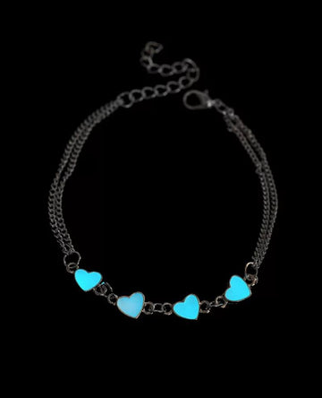 Brazalete de Corazones Luminosos