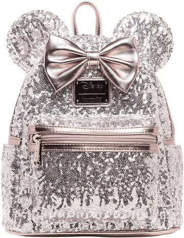 Mickey Mouse Mochila Lentejuelas Rosegold