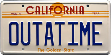 Volver Al Futuro Placa Outatime