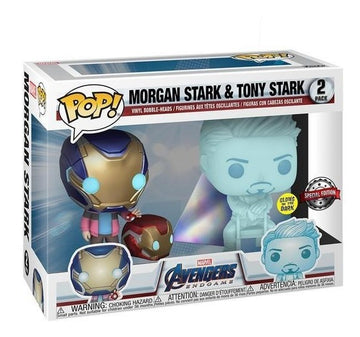 Tony Stark Iron Man y Morgan Funko