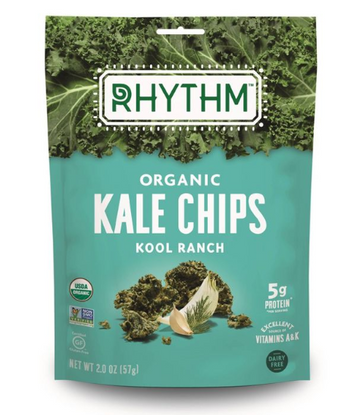 Rhythm Organic Vegan Superfoods Kool Ranch Kale Chips - 2oz