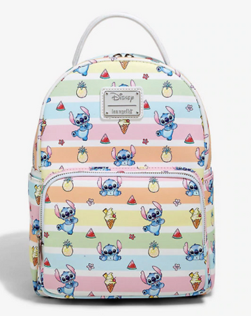 Lilo & Stitch Mochila Stitch Frutas Arcoiris