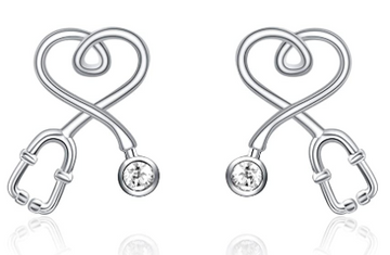 Aretes Medico Corazon