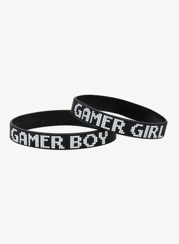 SET DE BRAZALETE GAMER BOY GAMER GIRL