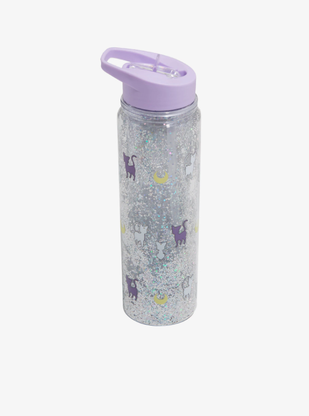 SAILOR MOON GATOS GUARDIANES BOTELLA DE AGUA BRILLANTE
