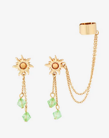Enredados Aretes Sol Rapunzel