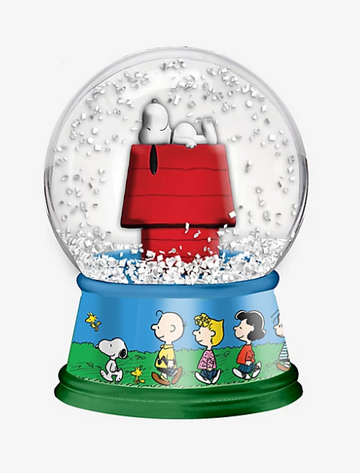 Snoopy Bola Cristal Nieve