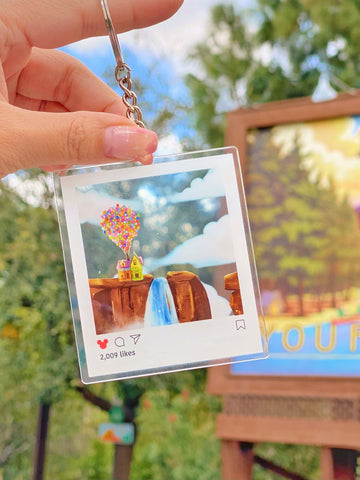 Up Pixar Paradise Falls Llavero Foto Instagram