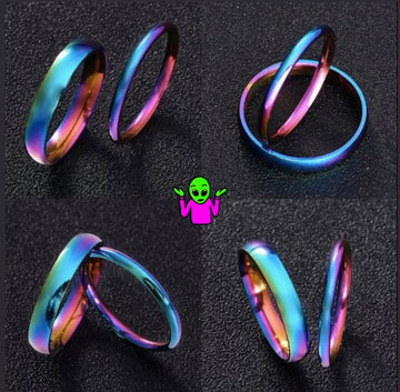 Anillo Arcoíris Rainbow Acero Inoxidable