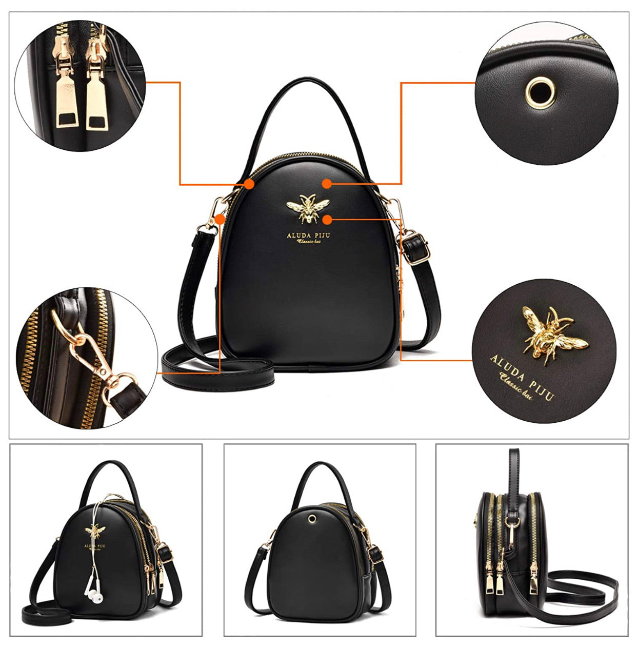 Bolso Mochila Avispa Colores