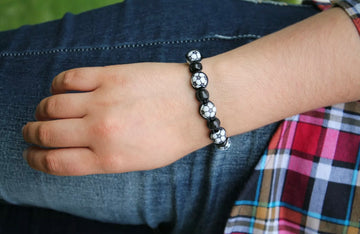 Fútbol Pulsera Shamballa Ajustable