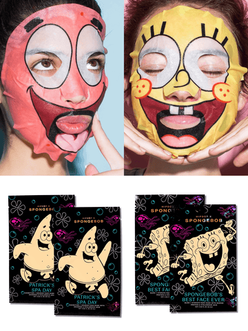 Bob Esponja Set de 4 Mascarillas