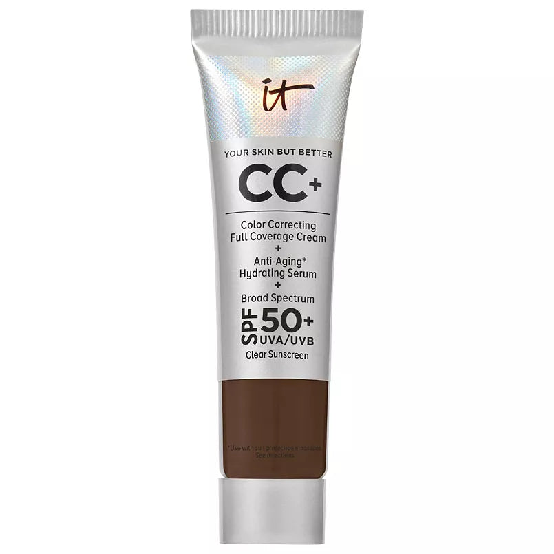 IT Cosmetics CC+ Cream Base de Maquillaje de Cobertura Total con Corrección de Color y SPF 50+