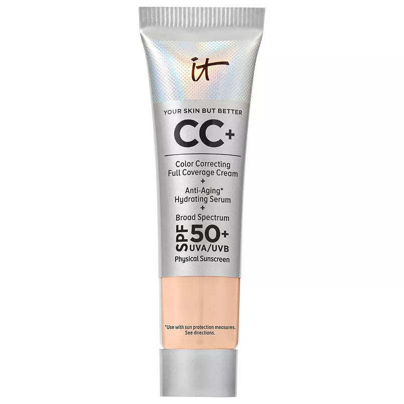 IT Cosmetics CC+ Cream Base de Maquillaje de Cobertura Total con Corrección de Color y SPF 50+