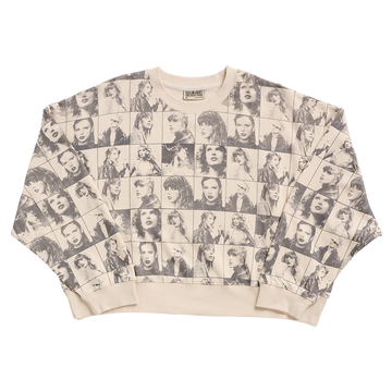 TAYLOR SWIFT THE ERAS TOUR CROPPED BEIGE PULLOVER