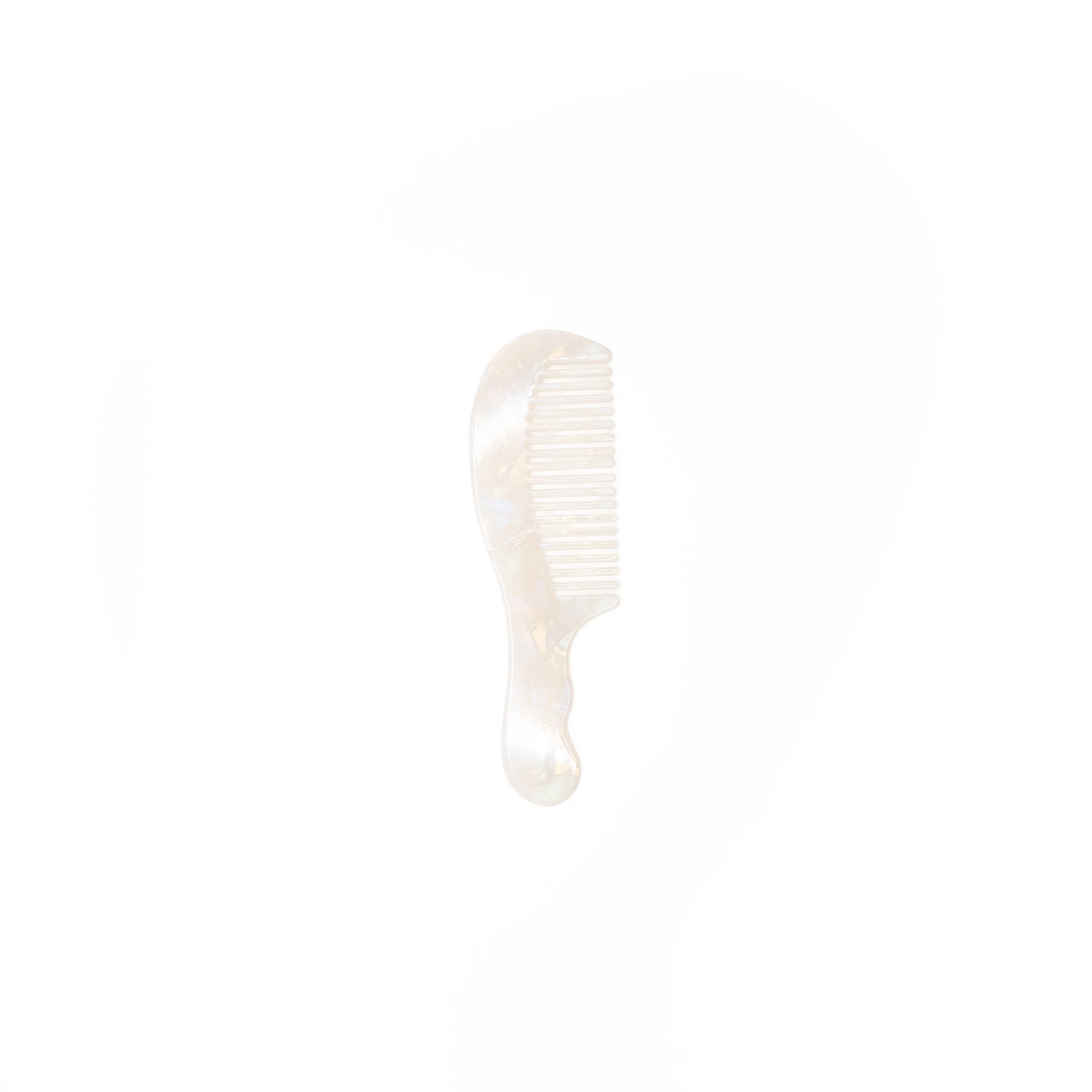 Peine Blanco De Mano