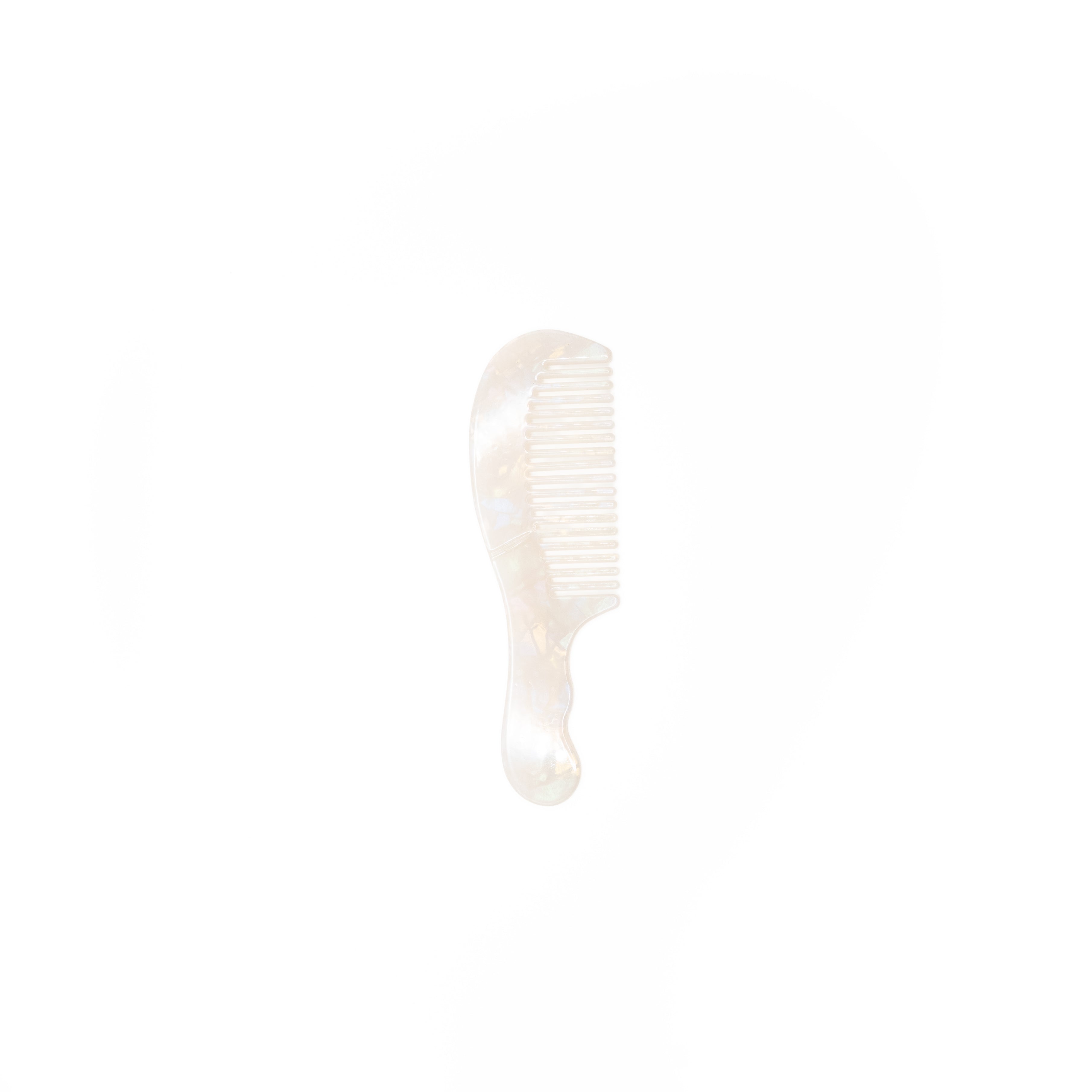 Peine Blanco De Mano