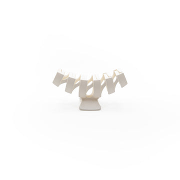 Pinza ZigZag Blanca