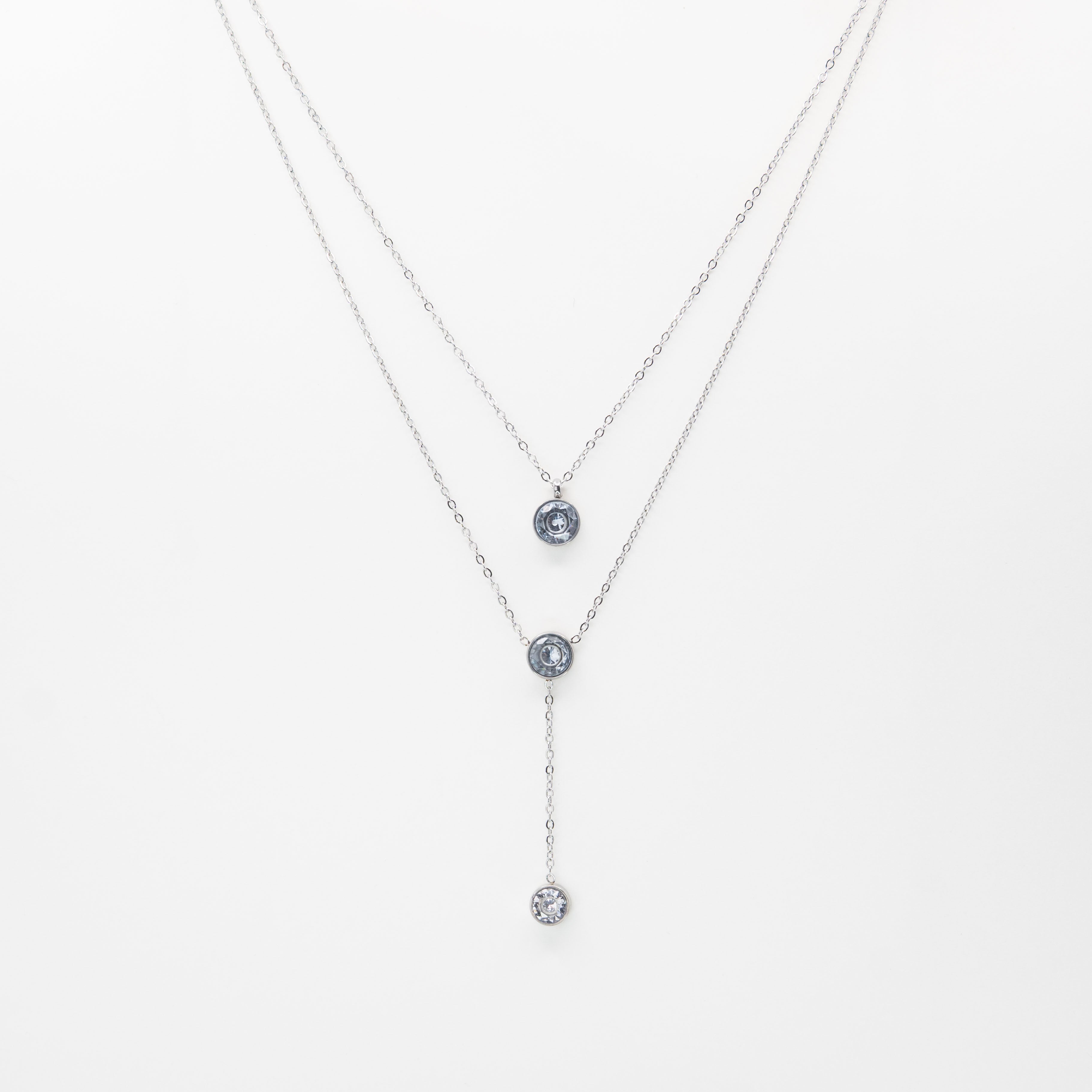 Collar Multicadena Cubic Zirconia