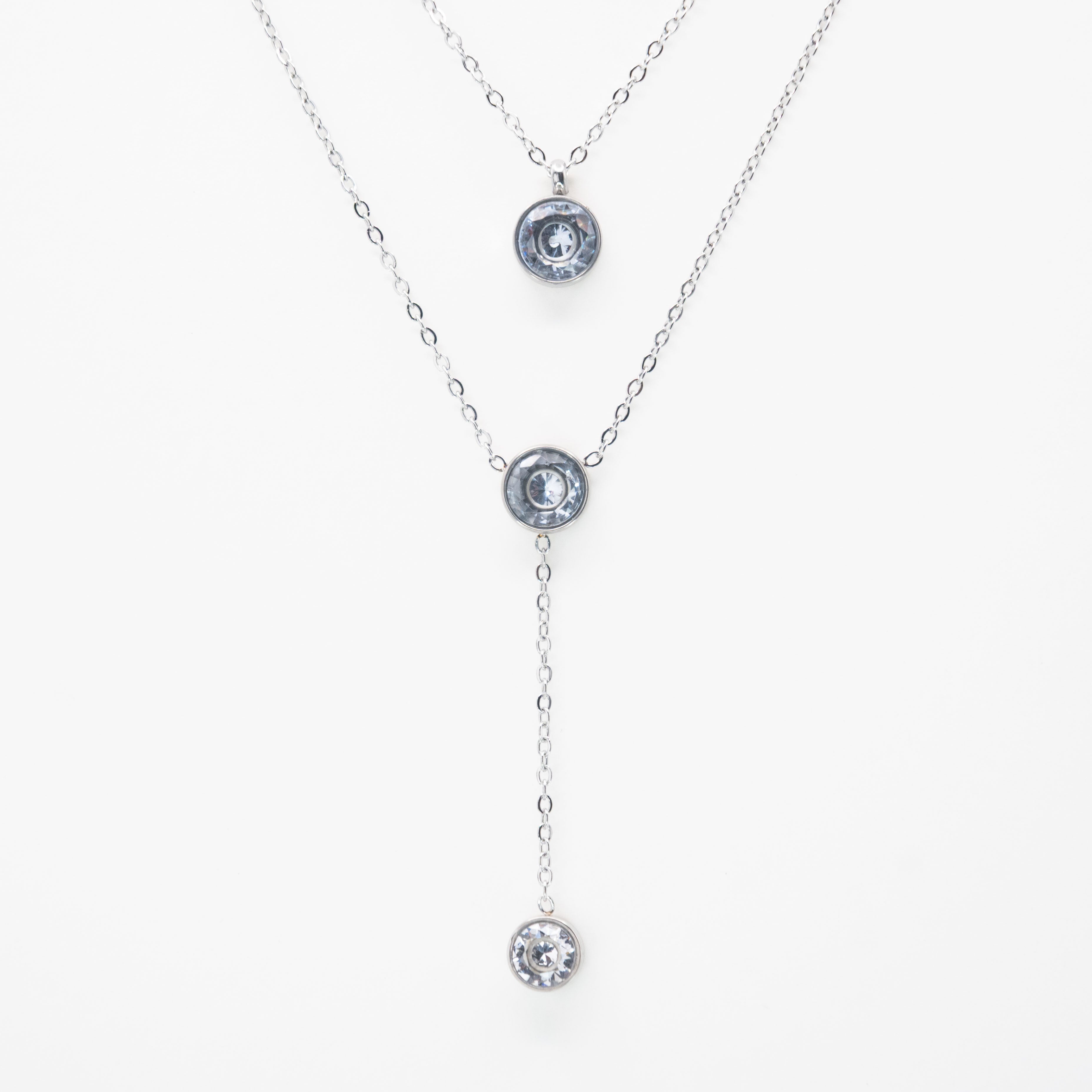 Collar Multicadena Cubic Zirconia