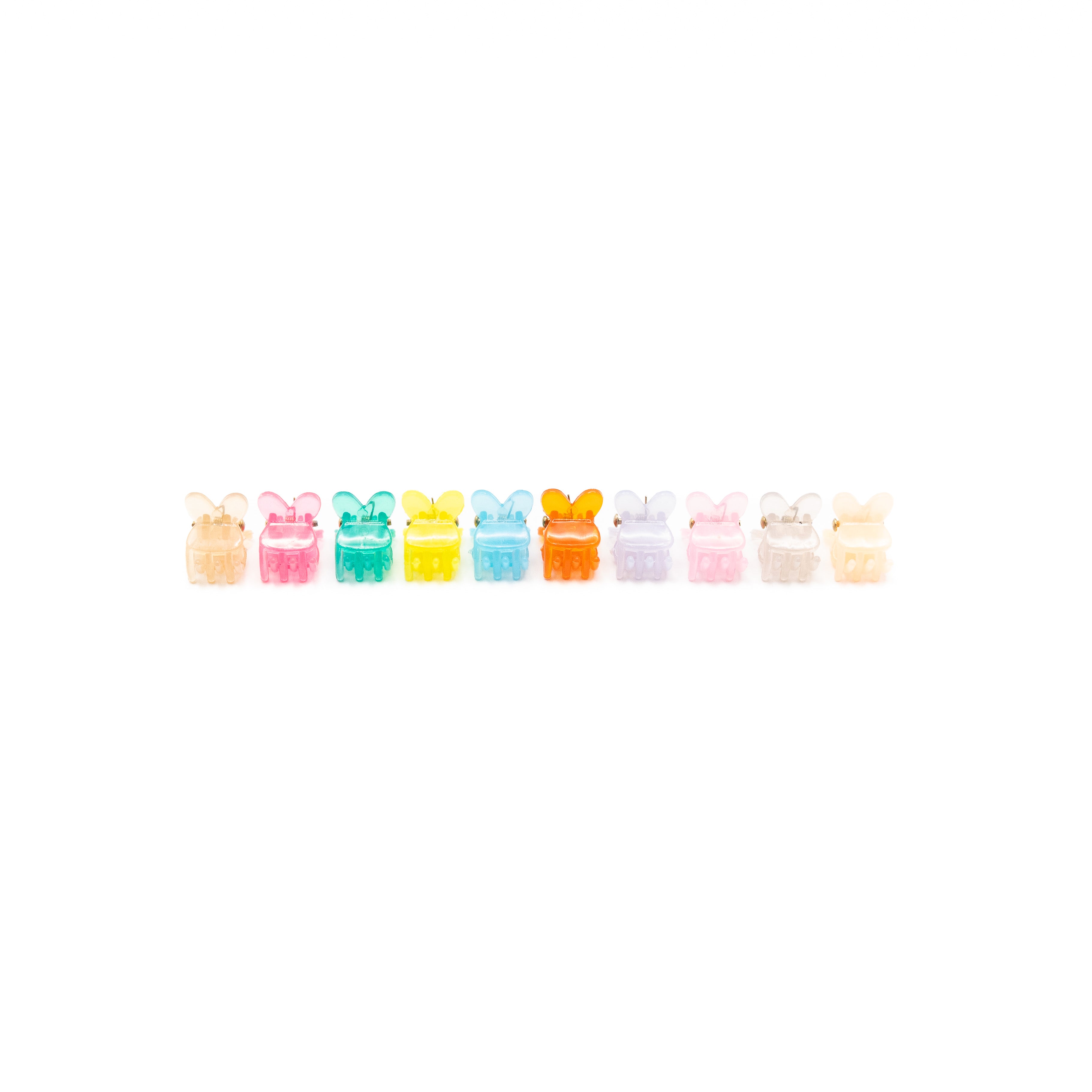 Mini Pinzas De Orejas Multicolor