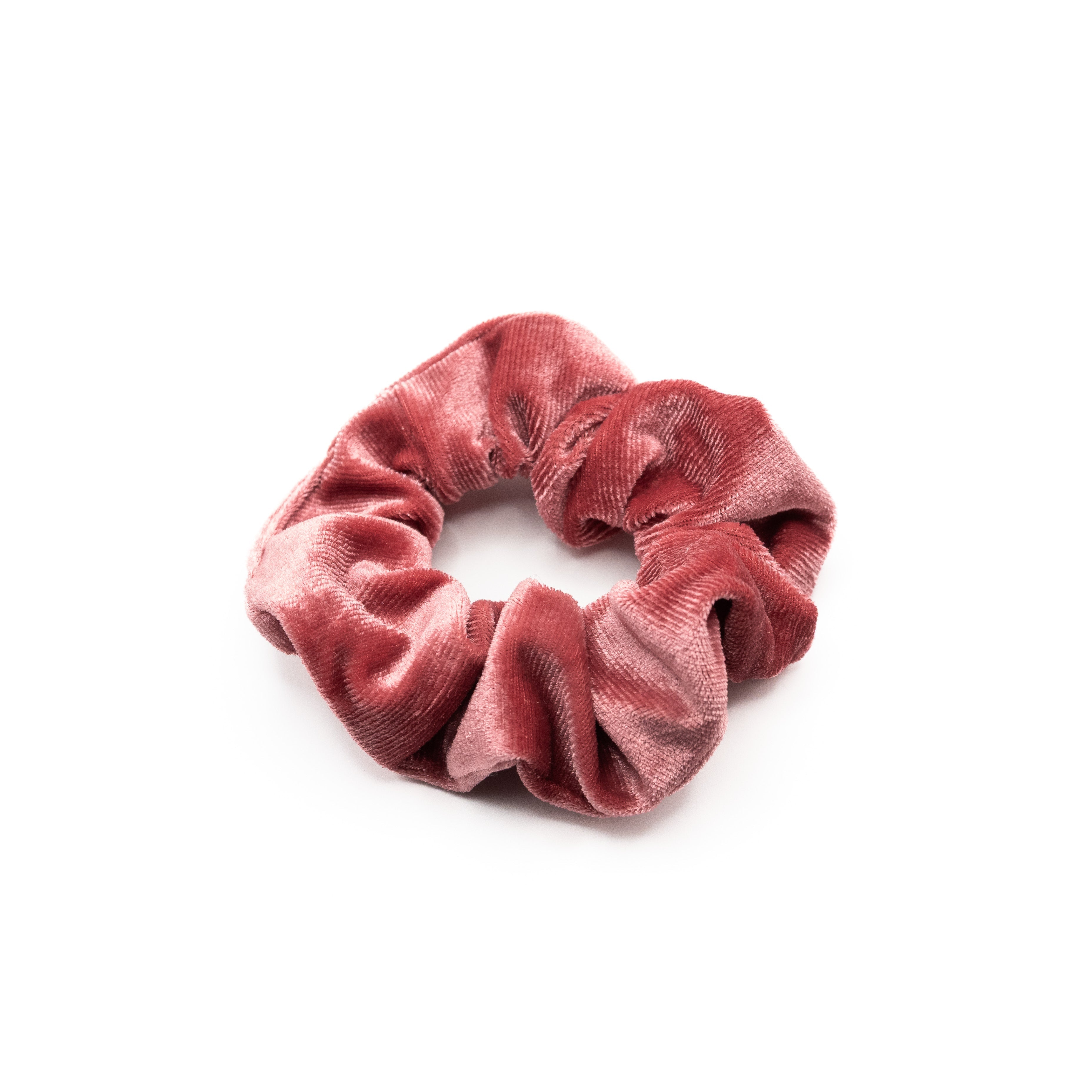 Scrunchie Velvet Old Rose