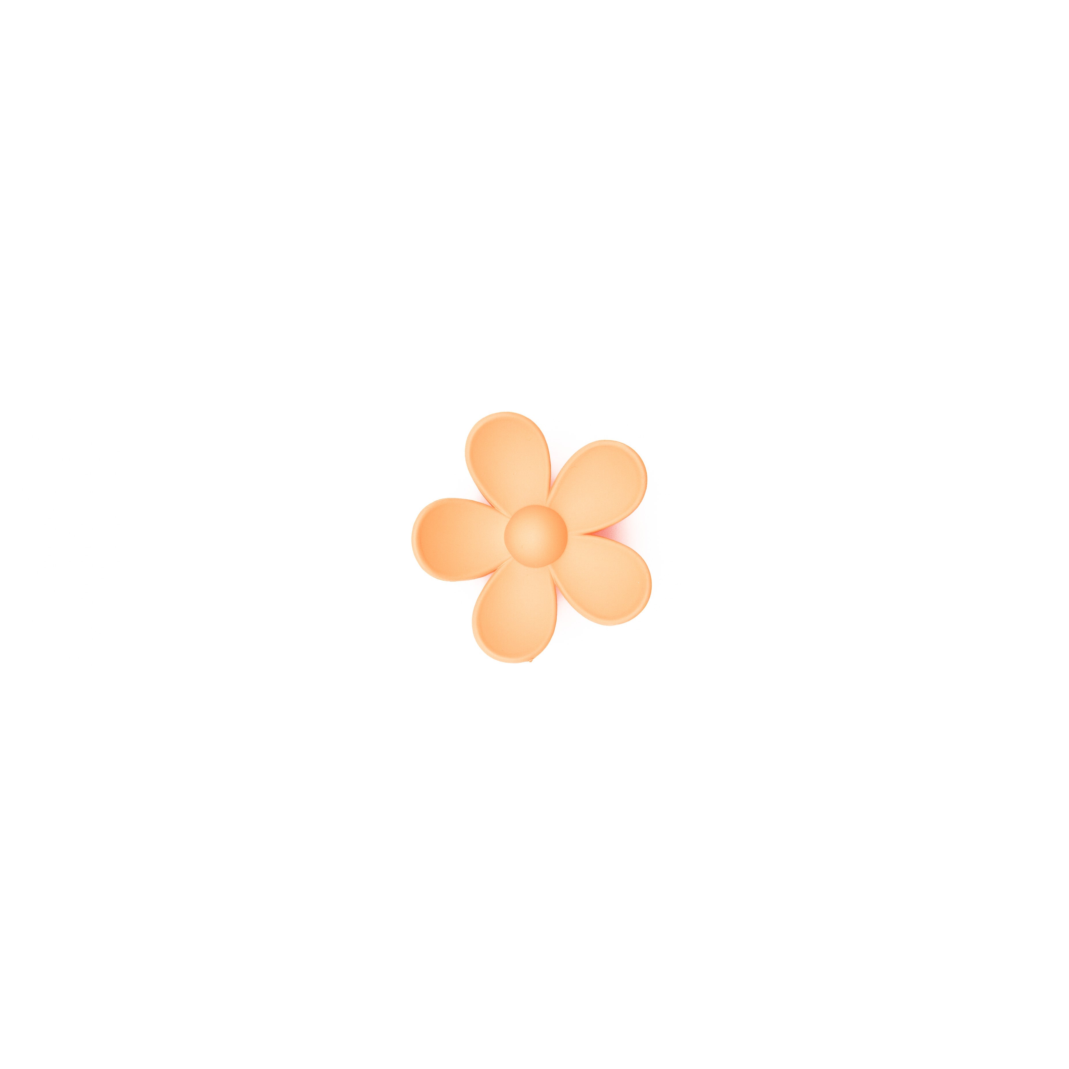 Pinza Flor Naranja Intenso