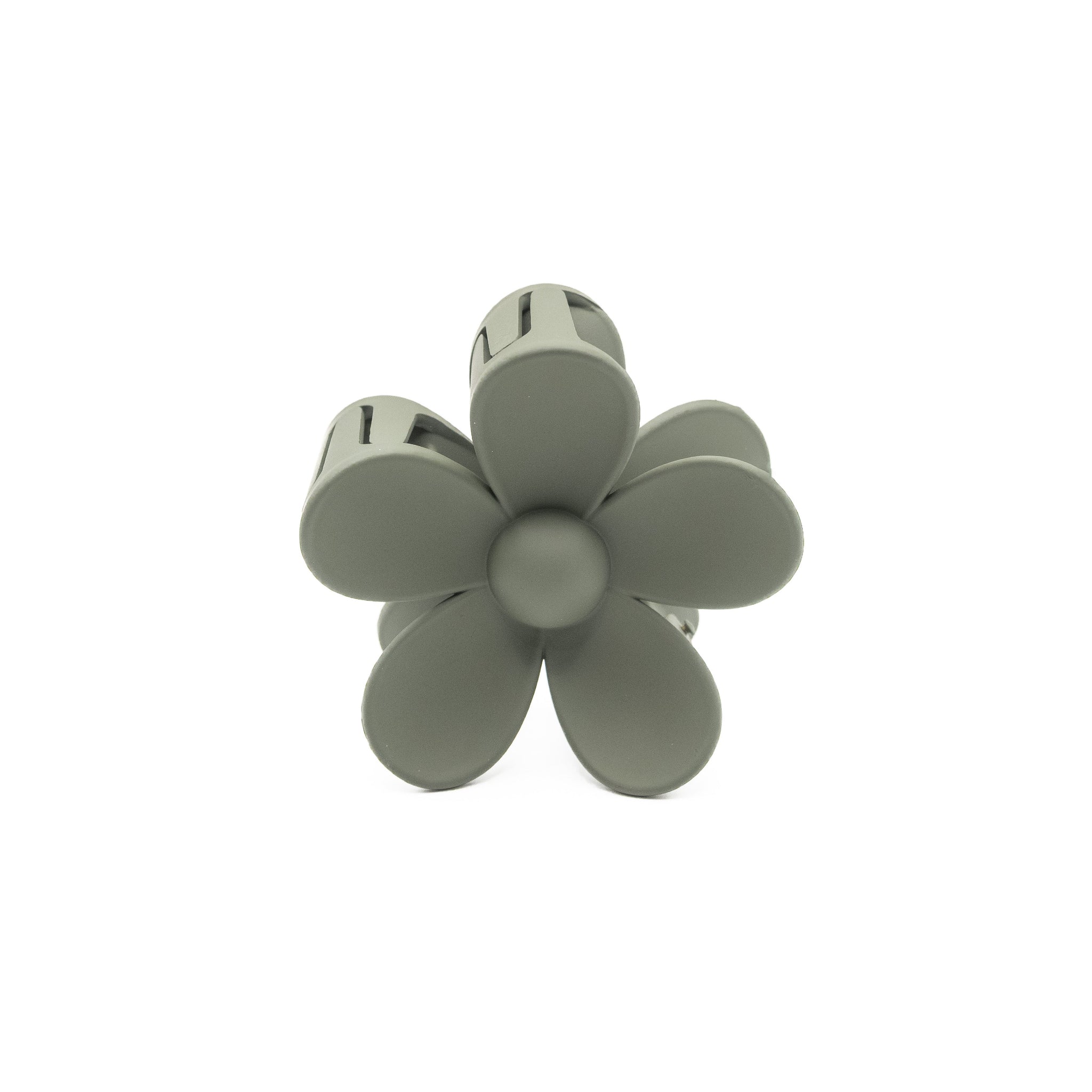 Pinza Flor Verde Musgo