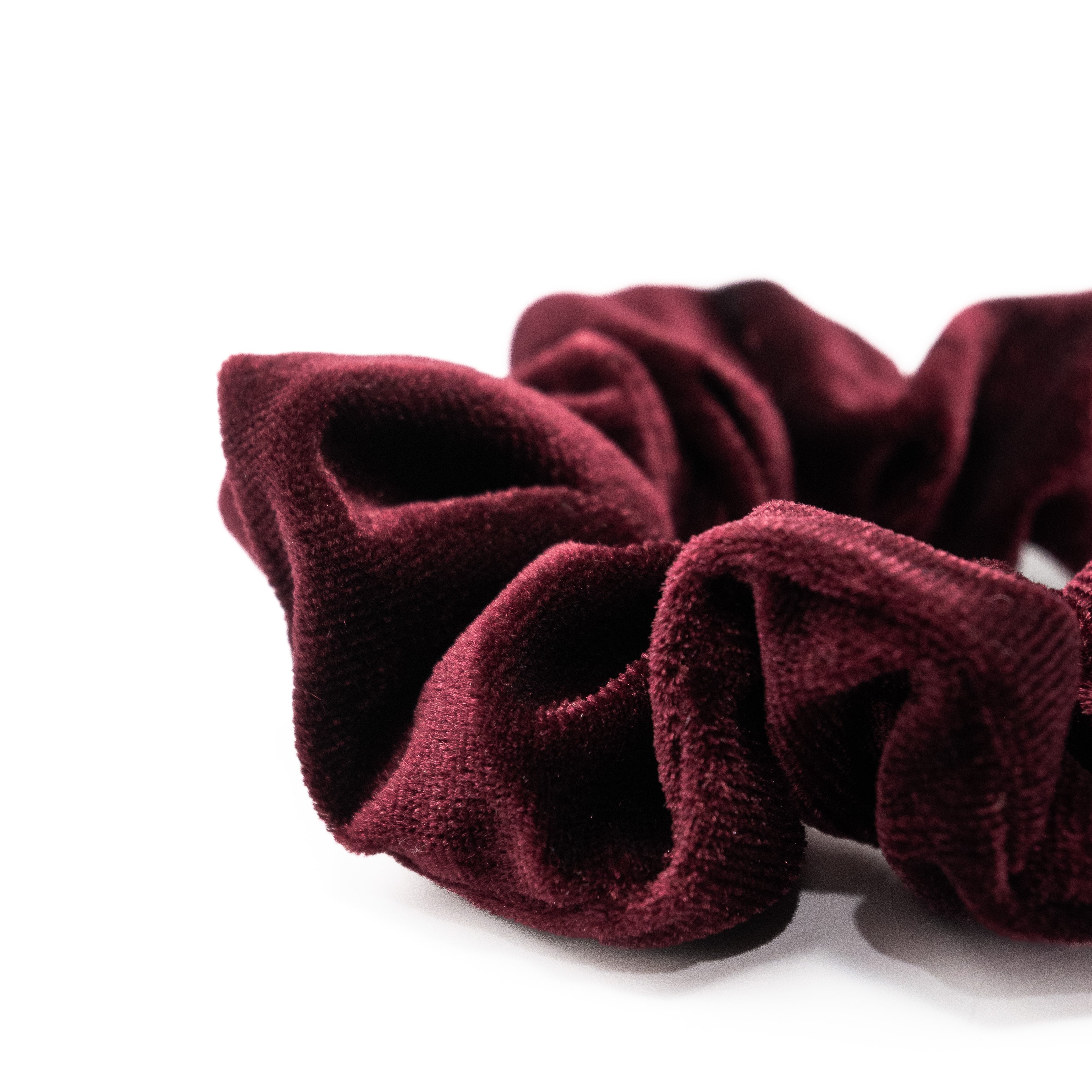 Scrunchie Velvet Guinda