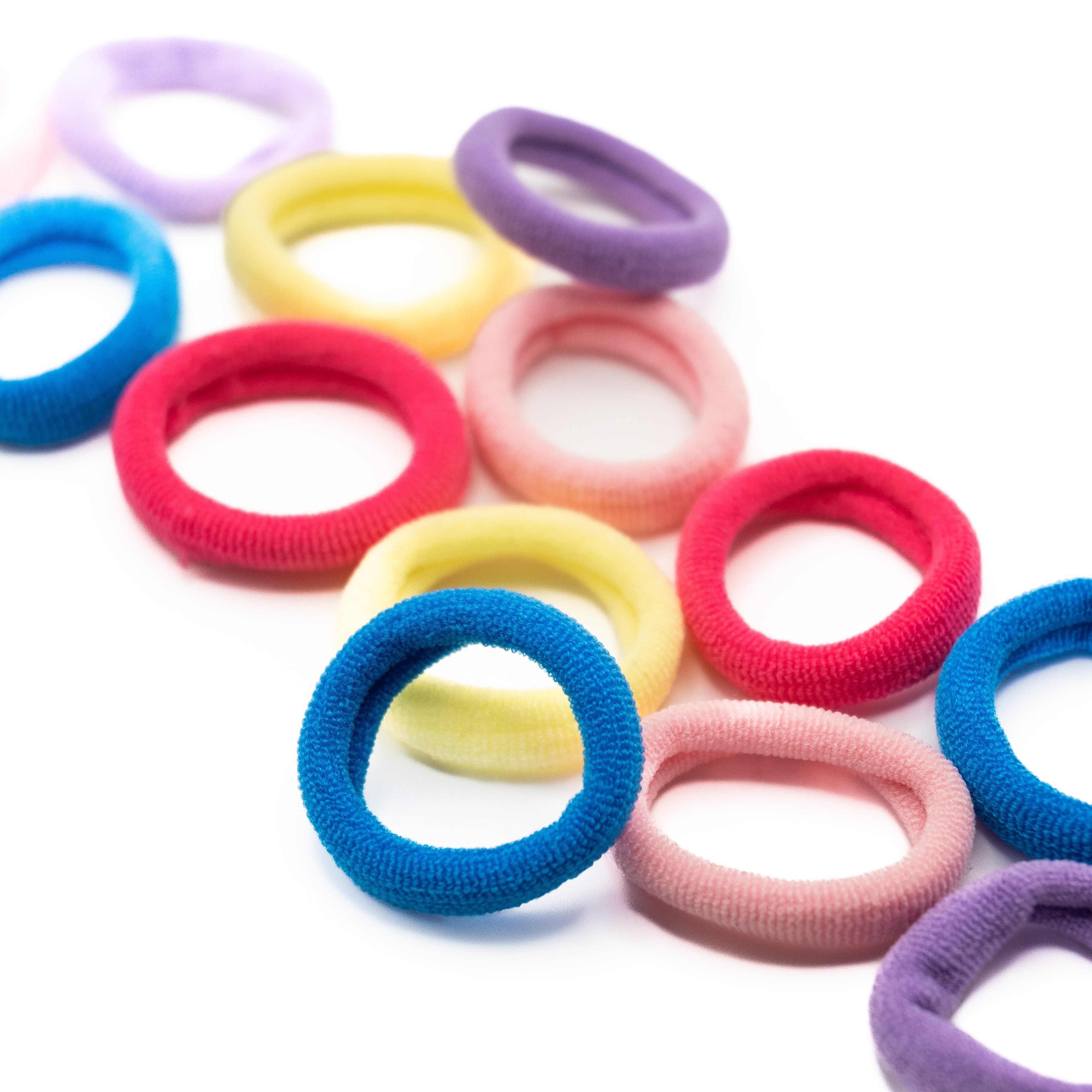 Set Ligas Chicas De Colores