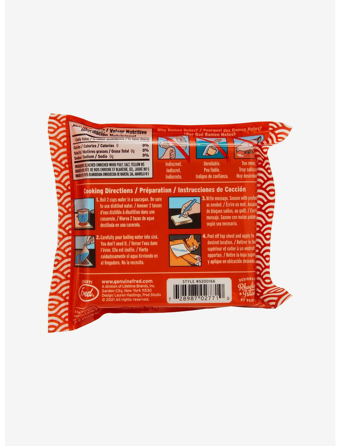 Fred Ramen Notes Sticky Notes