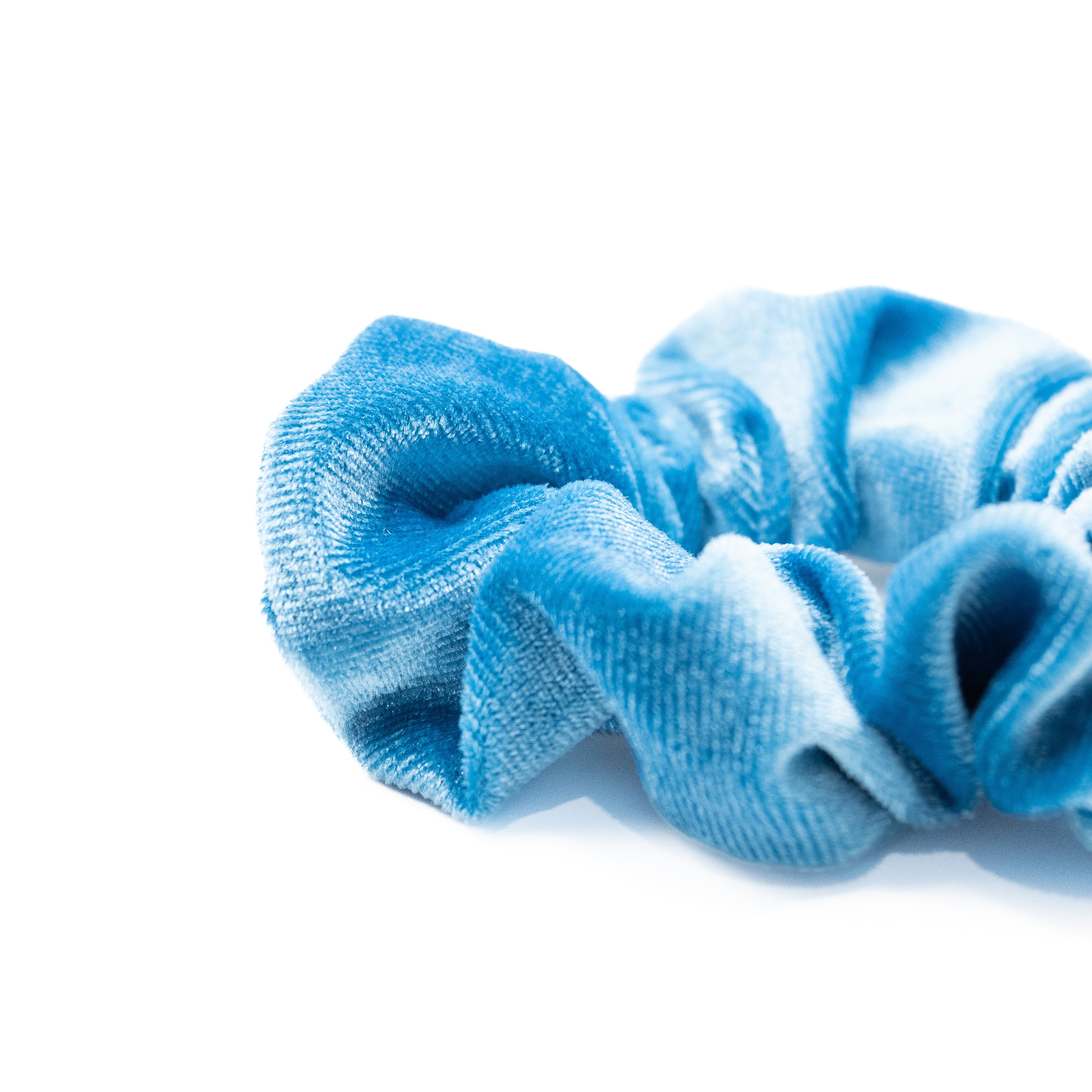 Scrunchie Velvet Azul Francia