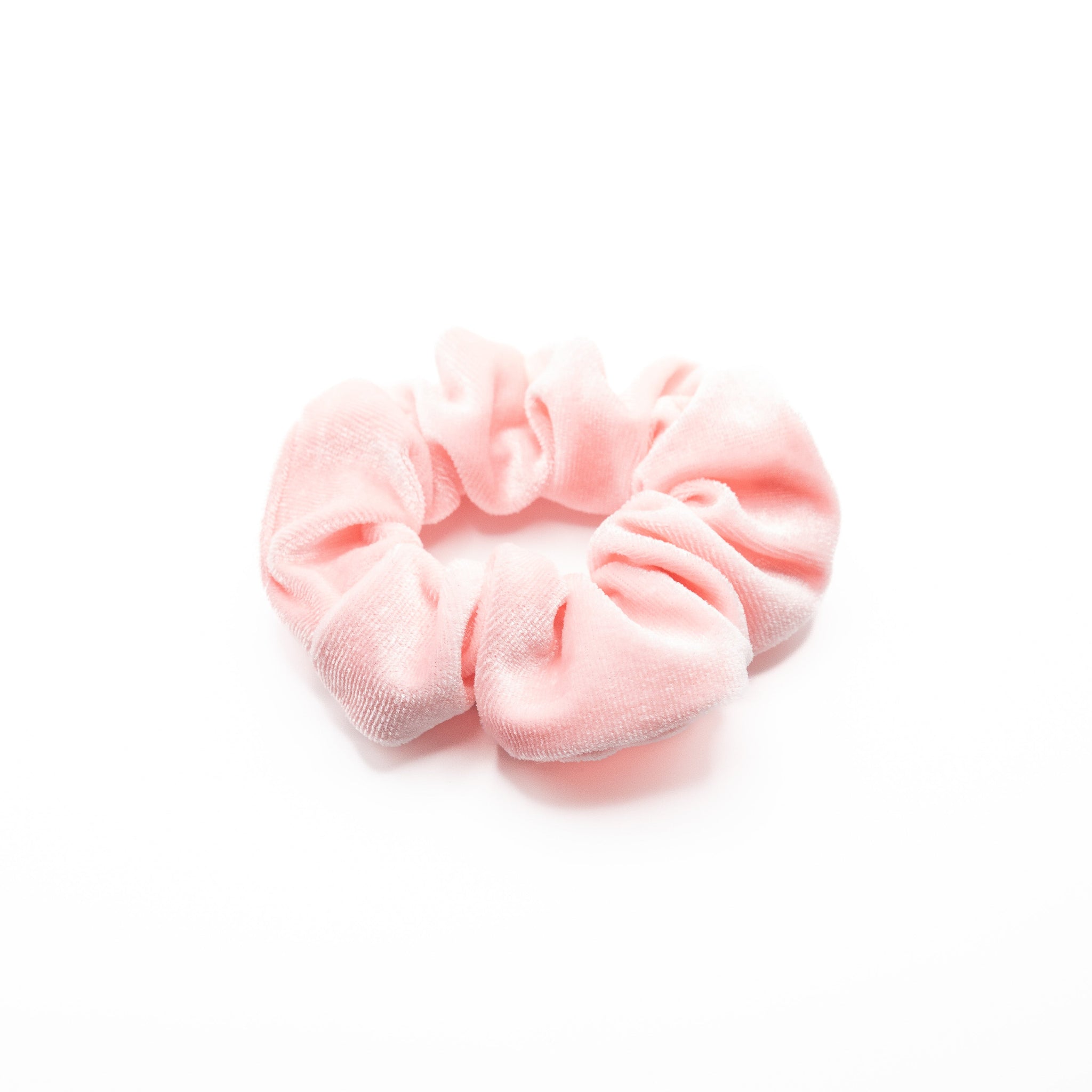 Scrunchie Velvet Rosa Claro